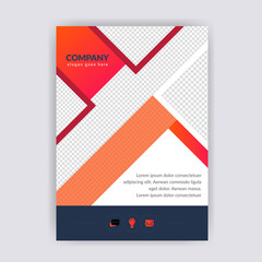 Abstract Business Company Flyer Template.