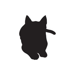 silhouette of a cat