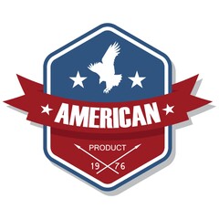 american product label