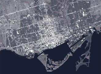 map of the city of Toronto, Canada - 365185775
