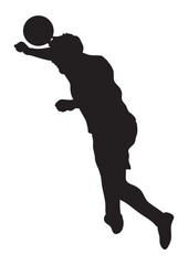 man playing football