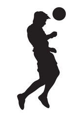 man playing football