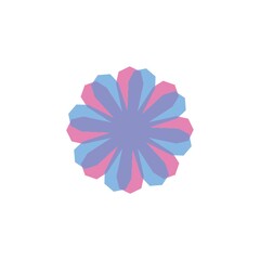 geometric flower design