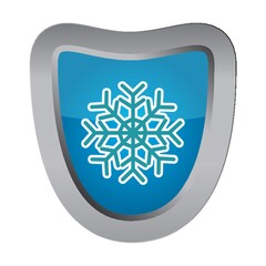 snowflake button
