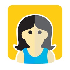 Obraz na płótnie Canvas woman avatar