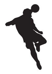 man playing football