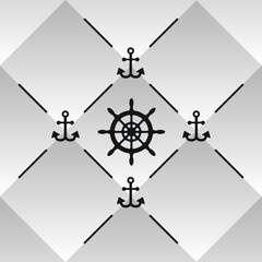 Marine seamless Anchor pattern
(use , print, t-shirt typography and other uses)