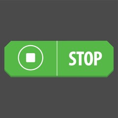 stop web button
