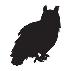 silhouette of owl