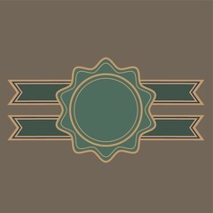 vintage product label design