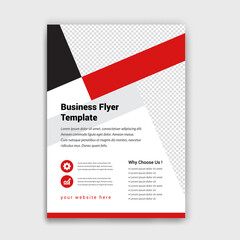 Abstruct Business Flyer Design Template.