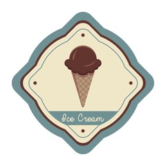 ice cream label