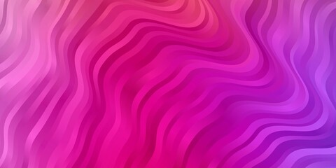 Light Pink, Red vector background with bent lines. Abstract gradient illustration with wry lines. Smart design for your promotions.