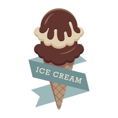 ice cream label