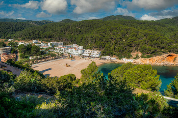 Obraz premium Port of San Miguel, Ibiza. Spain.-