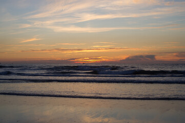 Fototapeta premium sunset on the beach