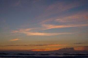 Fototapeta premium sunset in the clouds