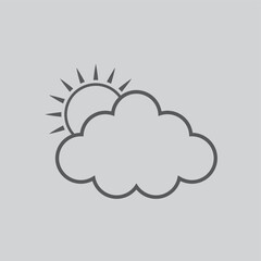 sun and cloud