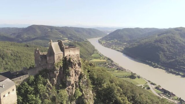Castle Ruin Aggstein in Lower Austria