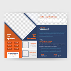 Corporate Business Conferance Flyer template.