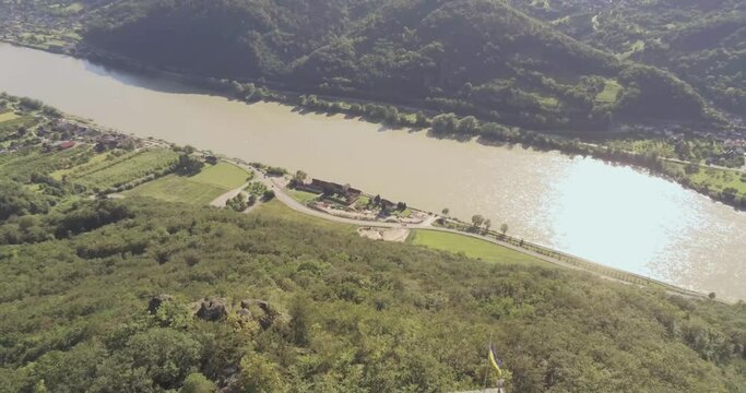 Castle Ruin Aggstein in Lower Austria