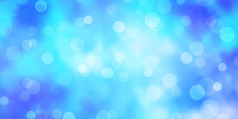 Light Pink, Blue vector backdrop with circles. Abstract illustration with colorful spots in nature style. New template for your brand book.