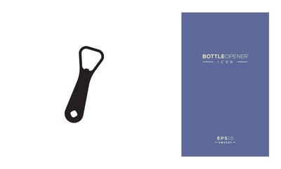 Bottle opener vector icon