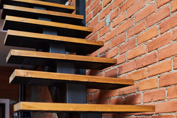 Stairs in loft apartment