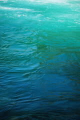 Fototapeta na wymiar Turquoise water of waterfall Manavgat, Antalya, Turkey
