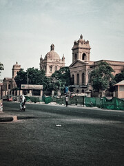 Fototapeta premium view of the Islamic collage in Karachi Pakistan