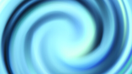 Abstract vector blue swirl background. Dynamic wallpaper with a radial illustration. Flow of thick liquid paint swirling into whirlpool. Beautiful fluid volute surface for abstract background. 
