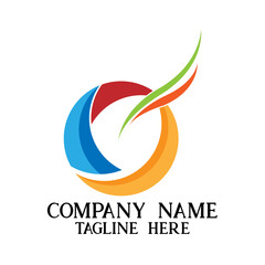 letter O logo. abstract, alphabet. business logo vector