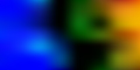 Light blue, green vector gradient blur layout.