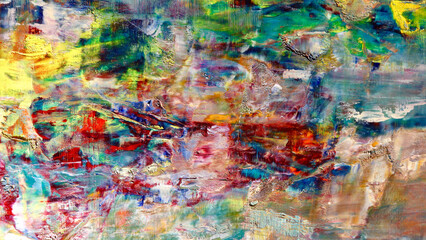 Colorful abstract background wallpaper. Modern motif visual art.  Mixtures of oil paint. Trendy...