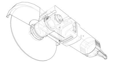 Outline electric angle grinder