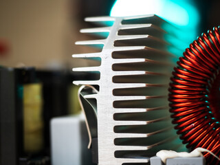 Metal heatsink on control board