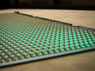 LED video screen close-up
