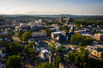 Aerial Drone of Morristown New Jersey 