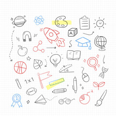 hand drawn style for concept design. Doodle illustration. Vector template for decoration
