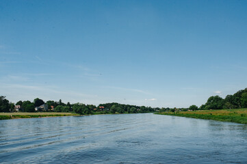 The Elba river in May