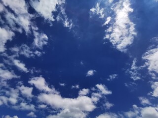 Fototapeta premium blue sky with a cloud