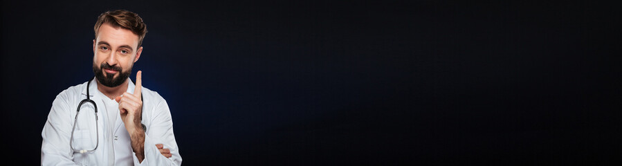 Portrait of a smiling male doctor