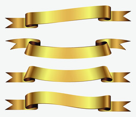 Gold ribbon set