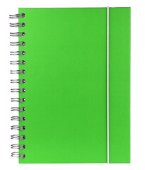 blank notebook isolated on white