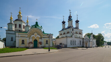 Fototapeta na wymiar Orthodox church in Veliky Ustyug.