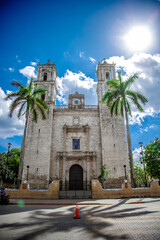 Valladolid, Yucatan, Mexico -  San Gervasio Church 