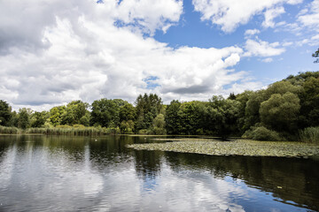 Fototapeta na wymiar Trittau - Pond Mühlenteich