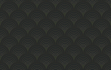 semicircle pattern design from simple geometric circle