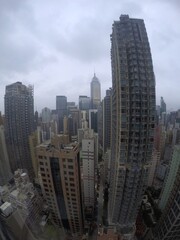 Fototapeta na wymiar Hong Kong outstanding cityscape. Landscape with beautiful architecture