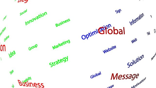 Marketing Tags. Motivational Animation Text. Inspired Intro Titles